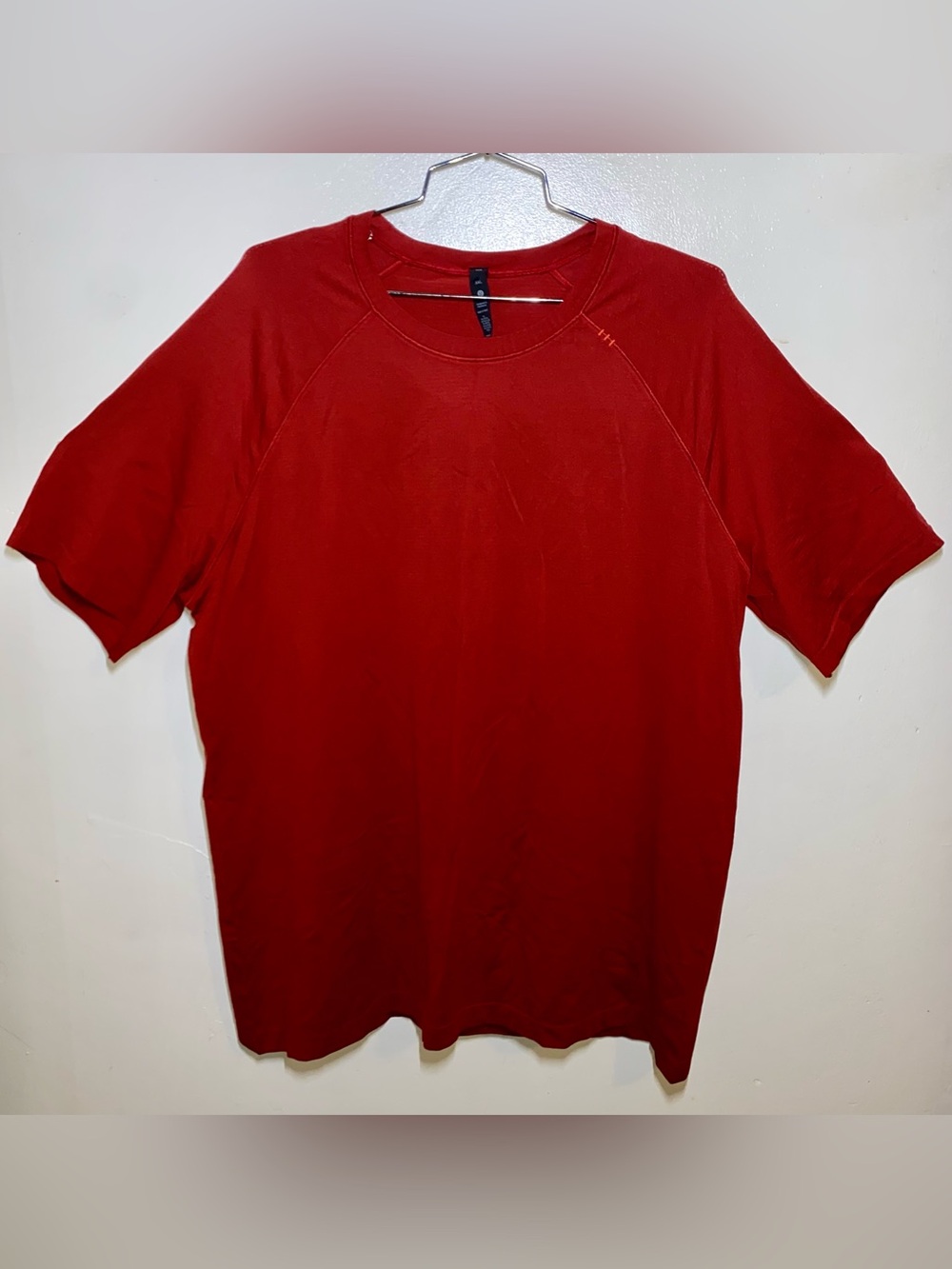 Lululemon Athletica Men’s Red Short Sleeve Tee Shirt Size XXL